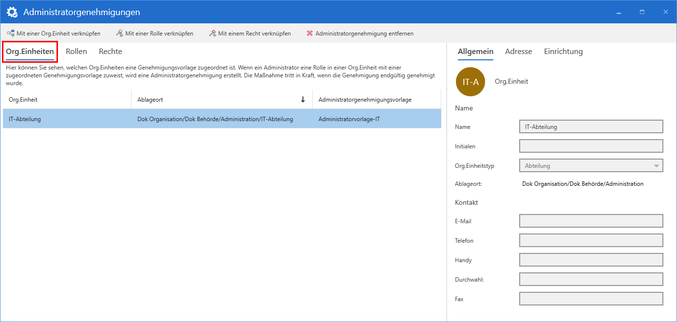 window admin approvals unit