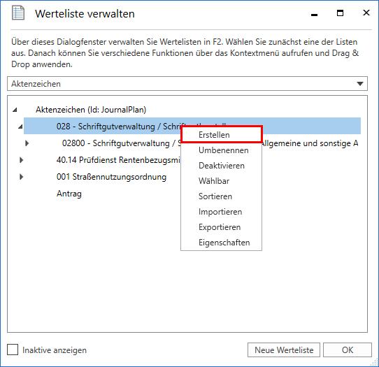 file plan create