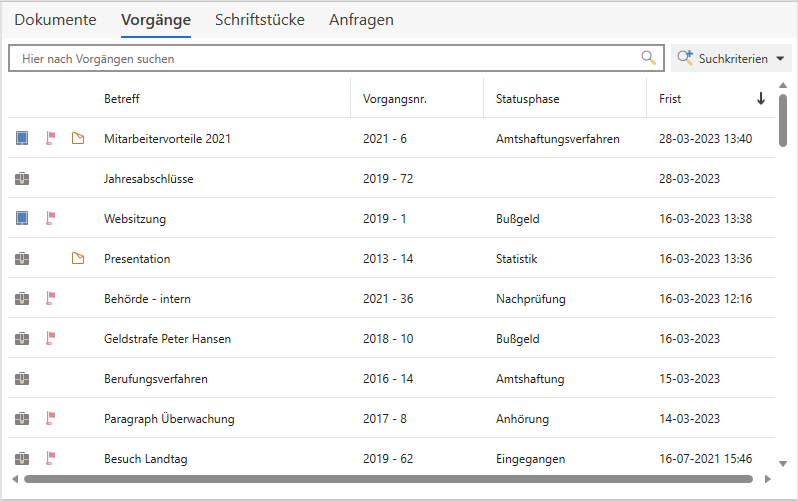 progress codes overview