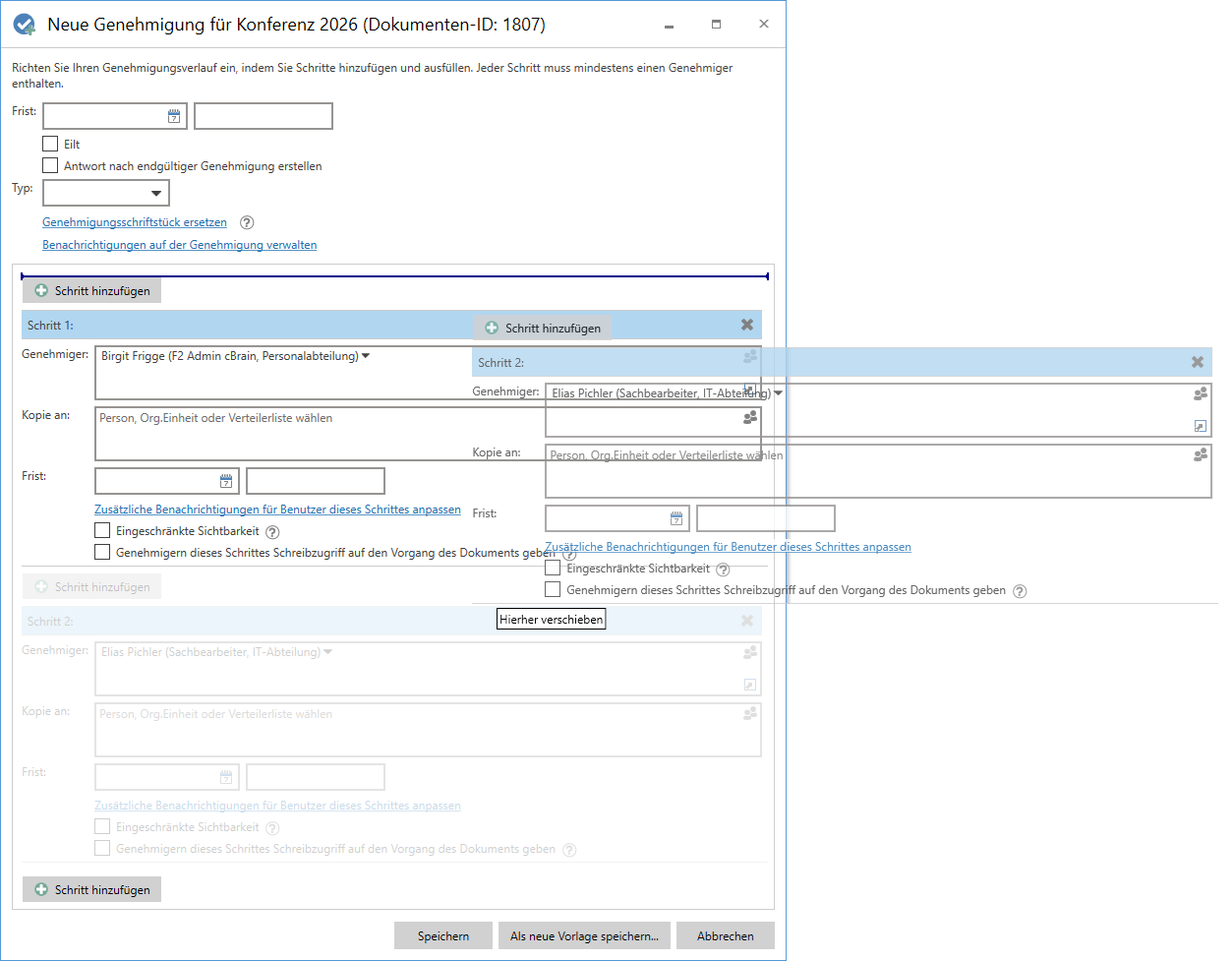 add move approval steps