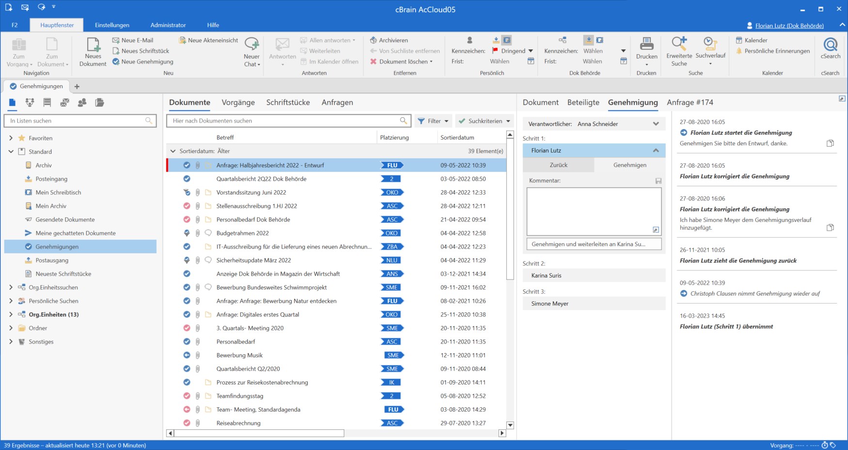approval preview main window