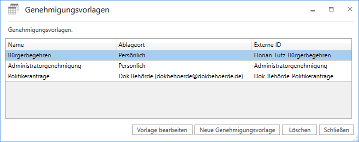 edit delete approval template