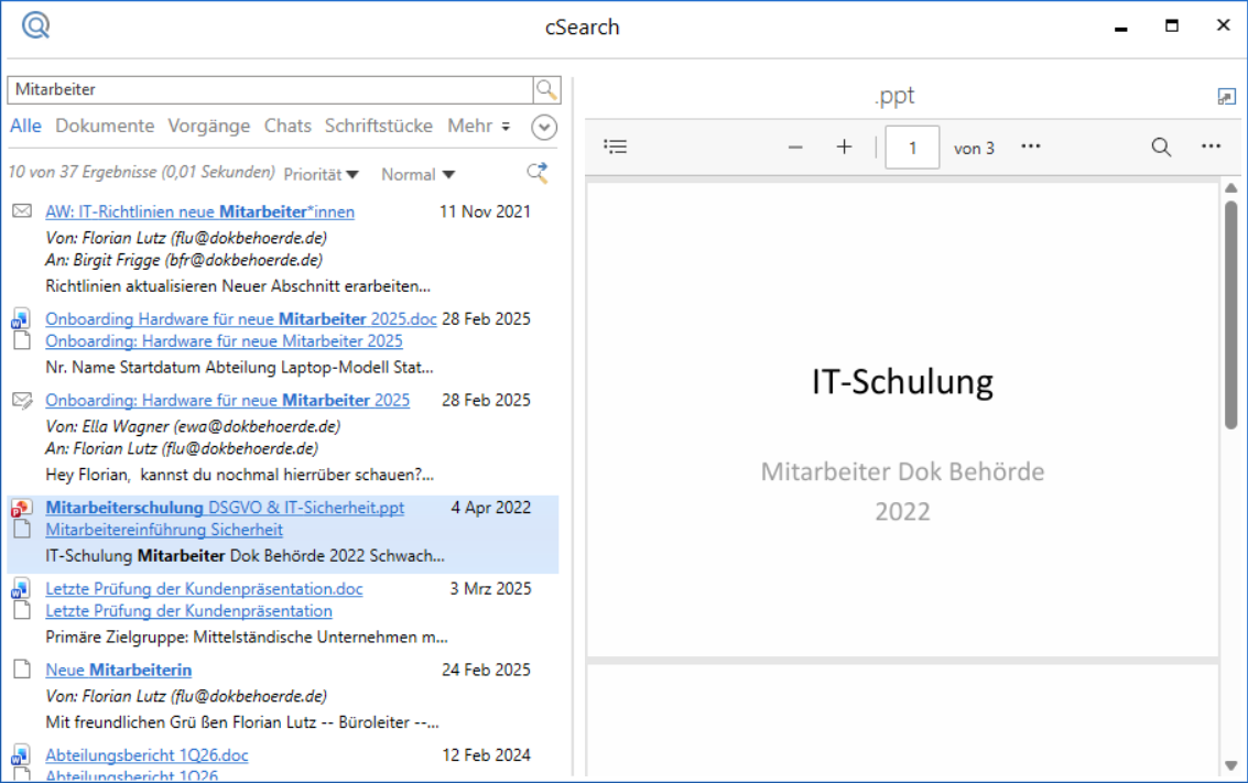 simple csearch