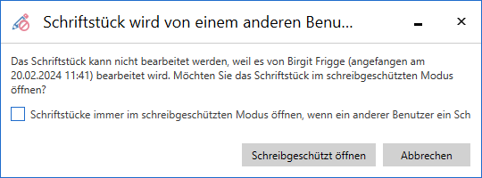 document is being edited