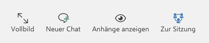 chats ribbon meeting