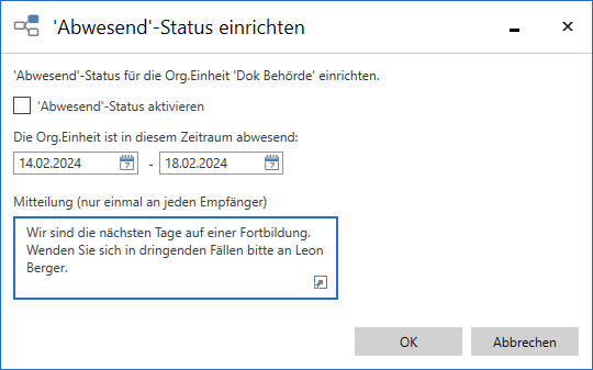 unit not present dialogue