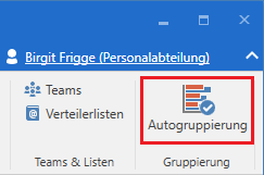 auto grouping menu item