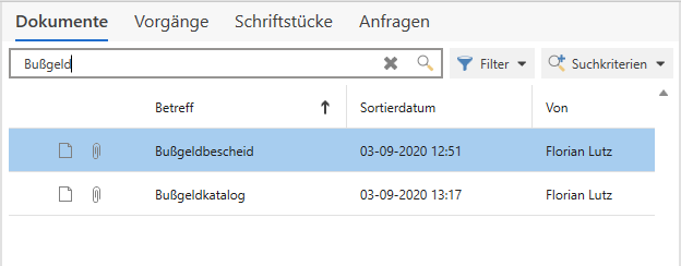 filtering free text search field