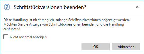 close document versions