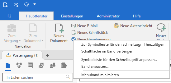right click menu item