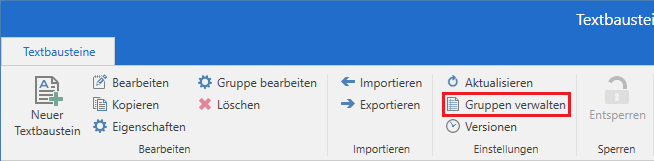 manage groups