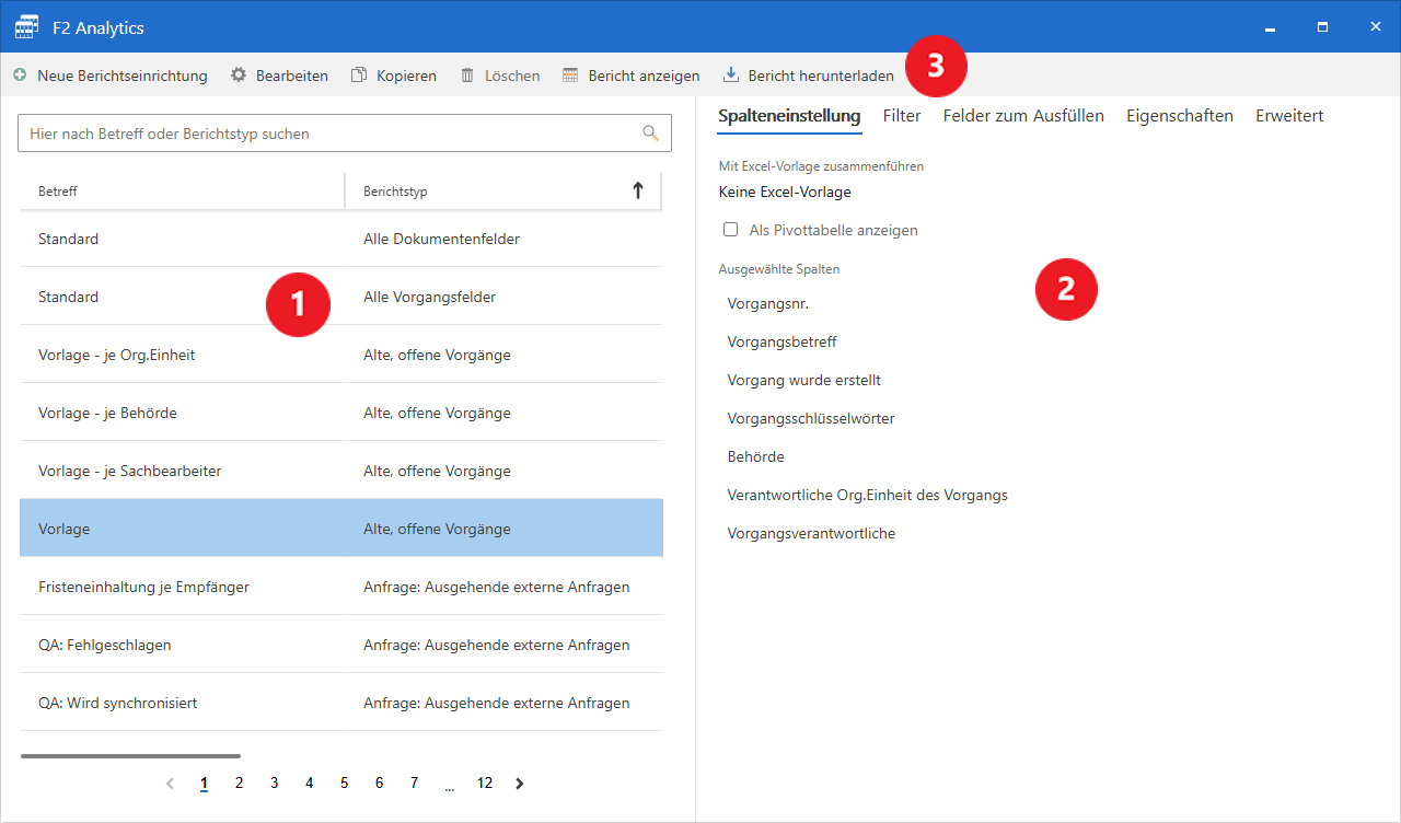 admin window layout