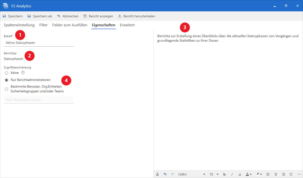 setup properties