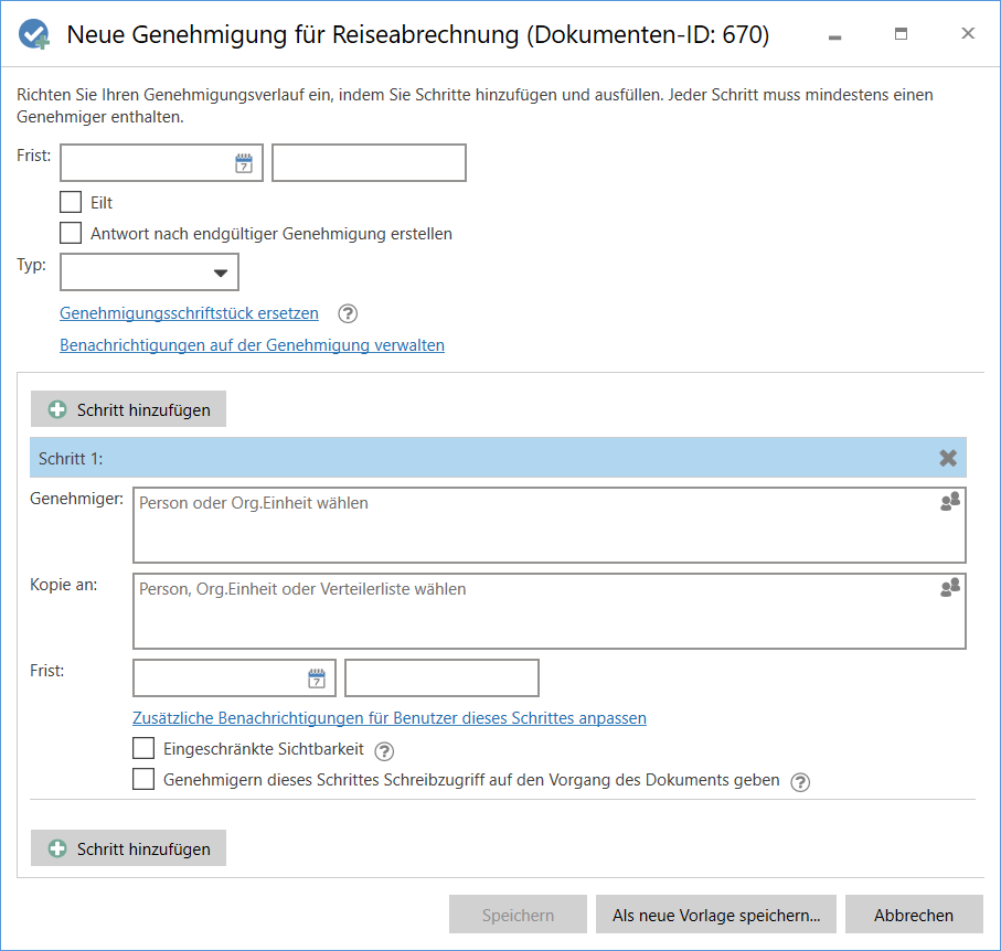 create approval flow