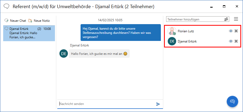 chat participants