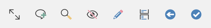 buttons without text