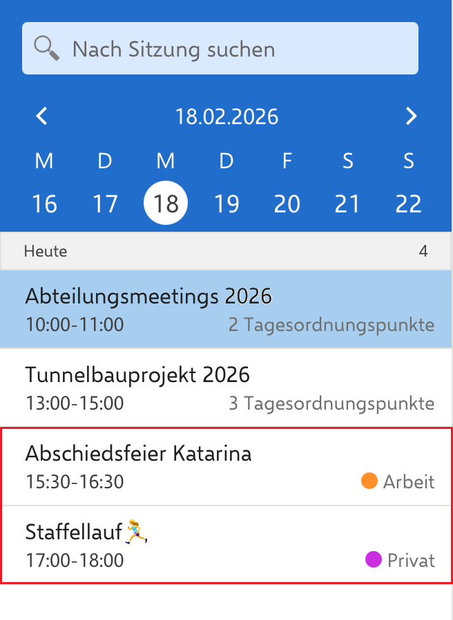 personal calendars
