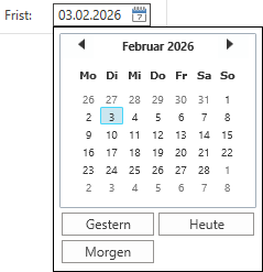 calendar deadline