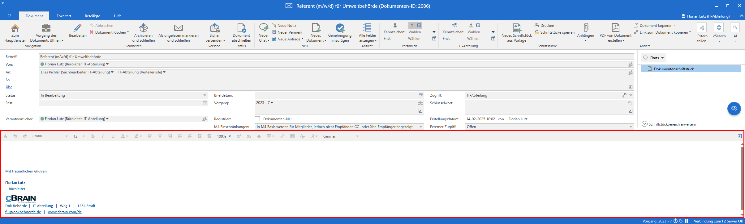 editor pane