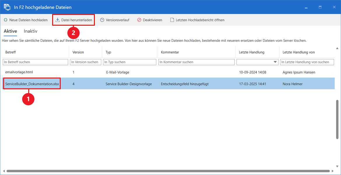 download existing