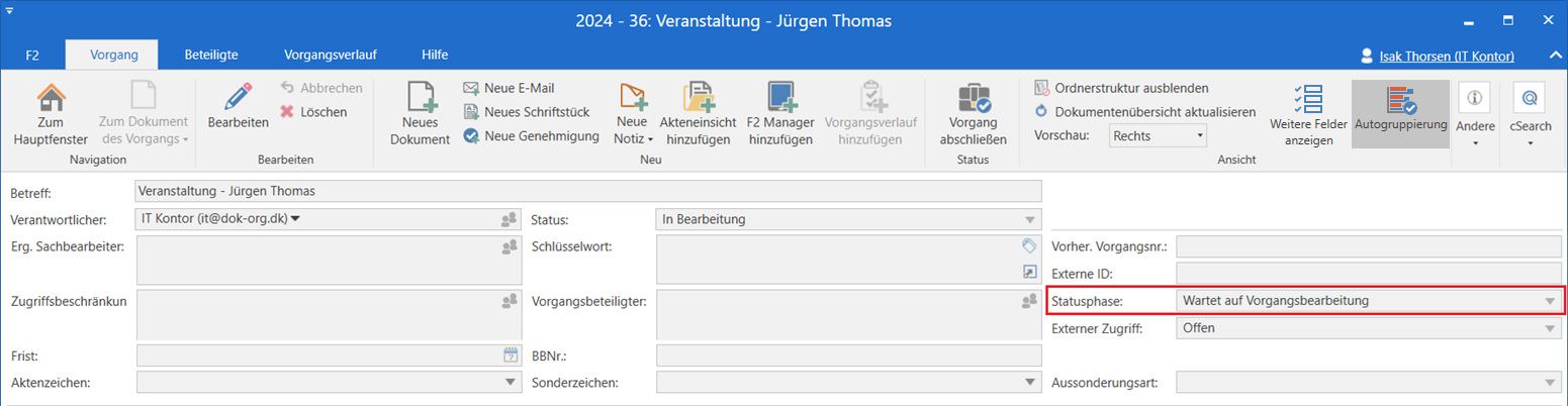 progress code case window