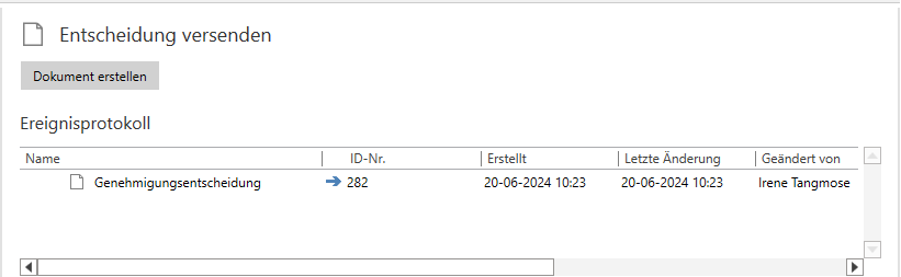 task created record