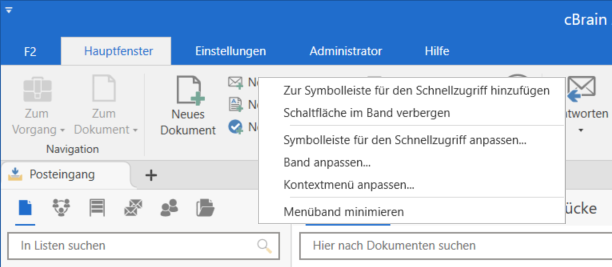 right click menu item