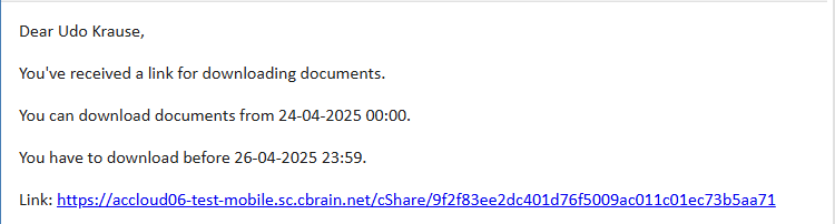 link email