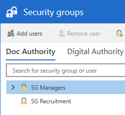 security group example