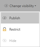 change visibility