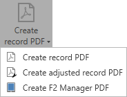 create pdf record