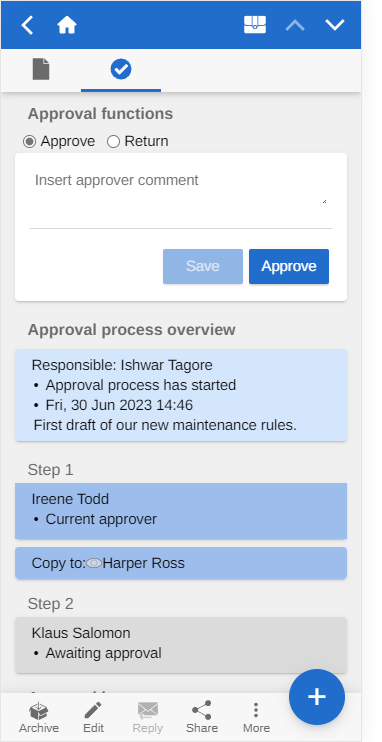 approval process approver
