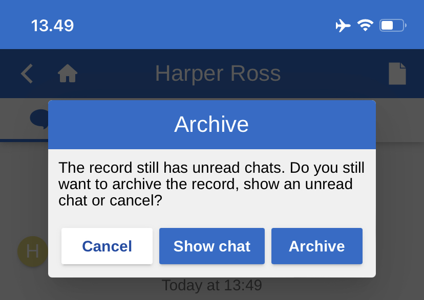 archive chat