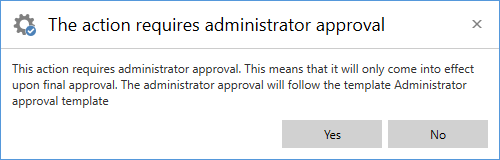 action requires approval