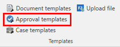 button approval template