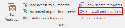 show unit searches