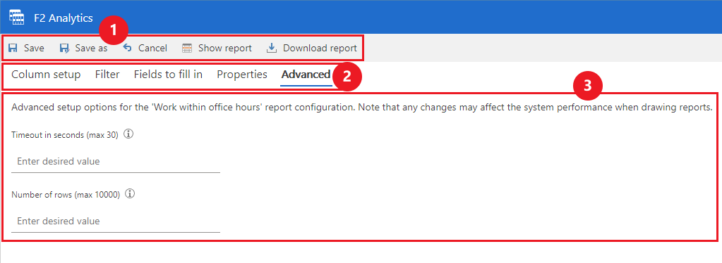 admin setup layout