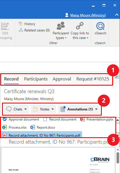 case preview functions