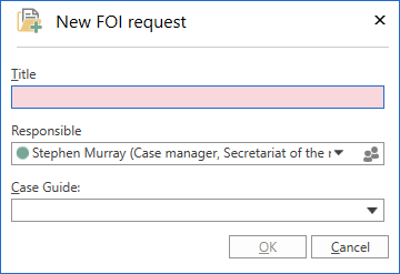 new foi request dialogue