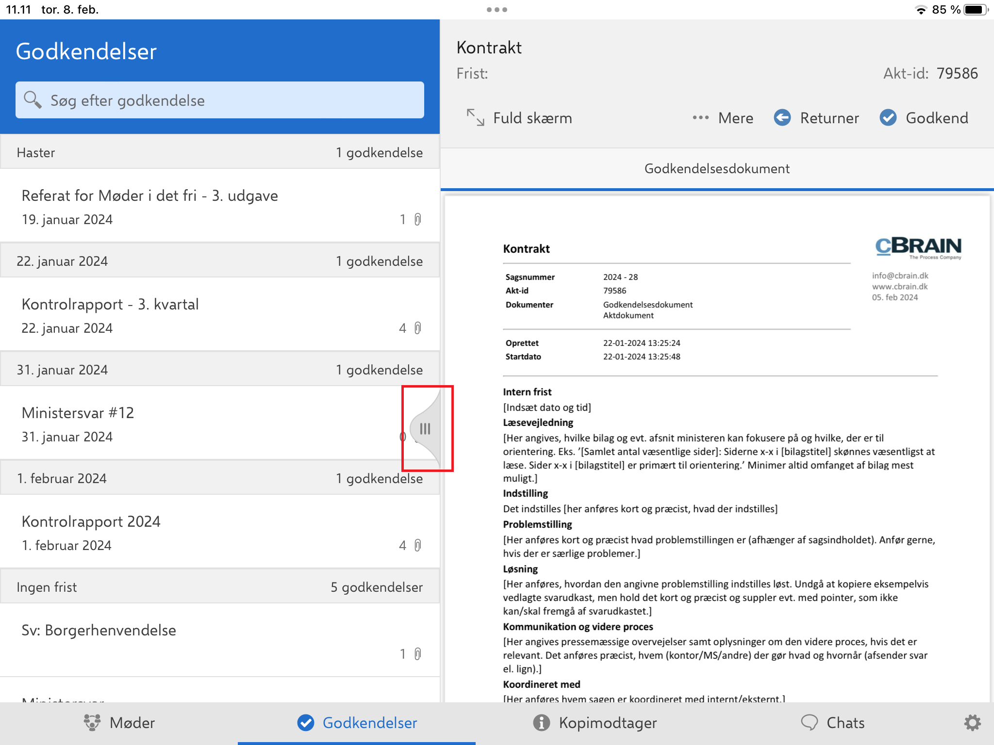 manager 2 list adjust