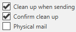 mail setup items