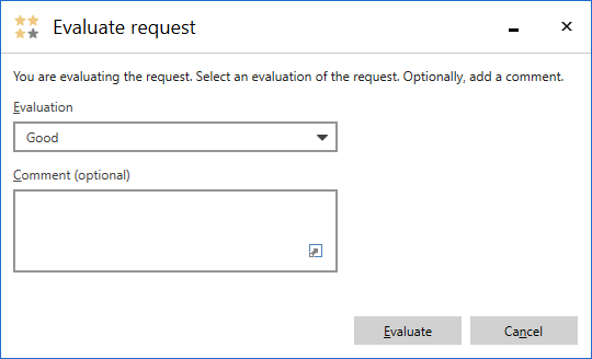 evaluate request