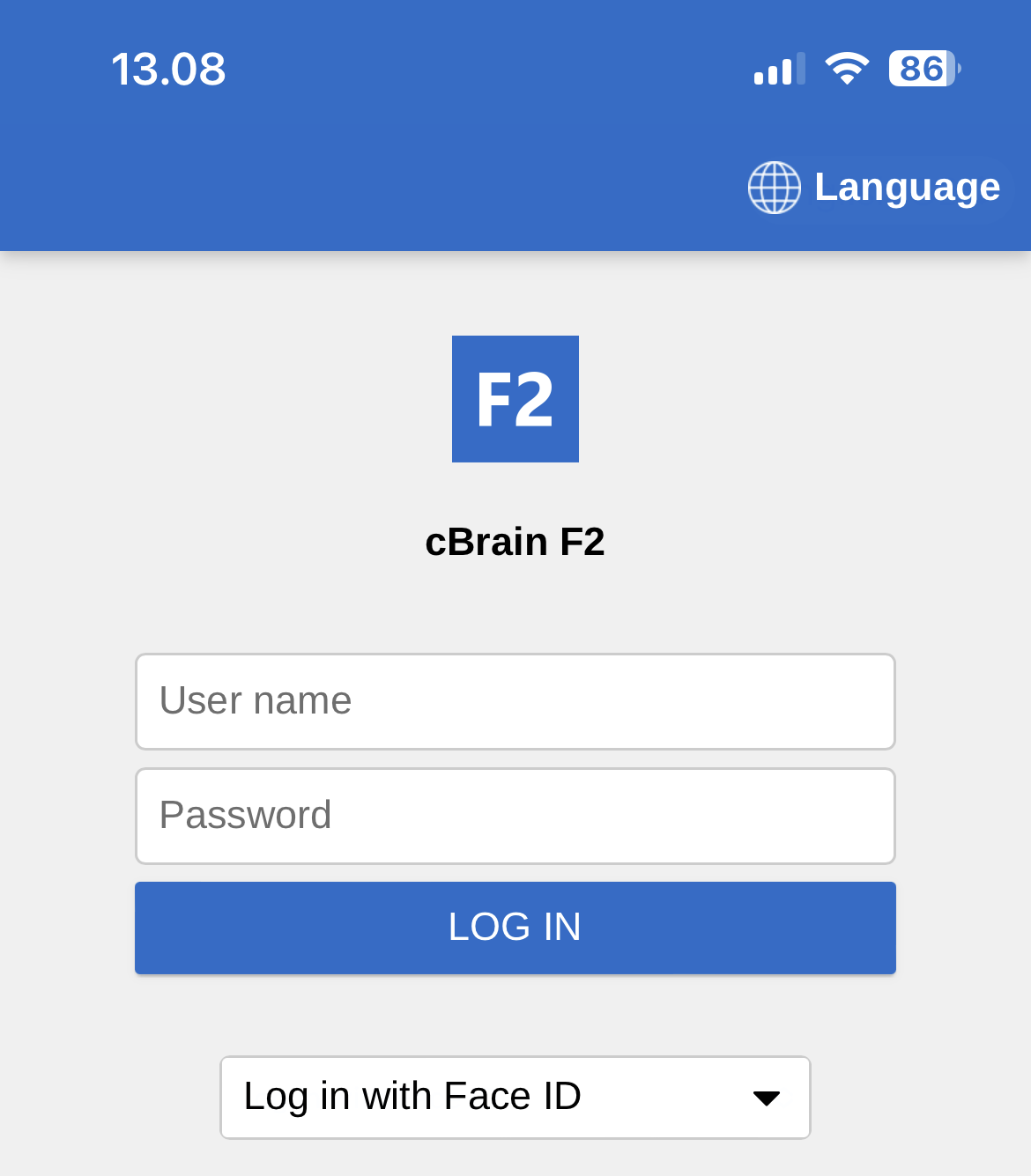 login faceid