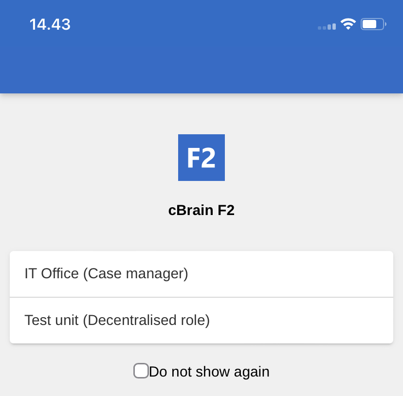 role selector ios