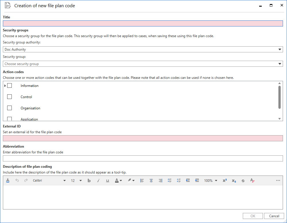 create file plan