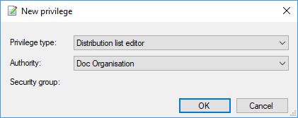 distribution list editor
