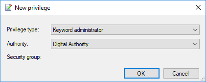 keyword admin