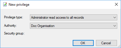 read access privilege