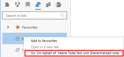 right click inbox