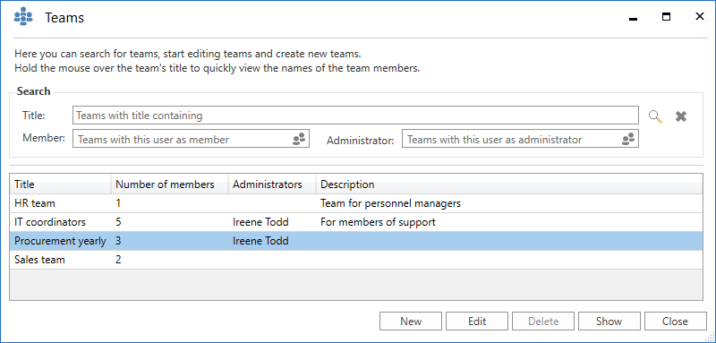 teams dialogue